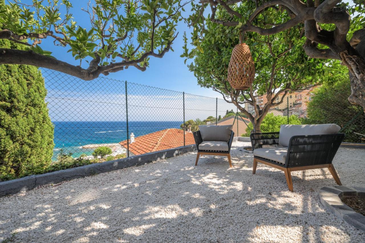 Proche Monaco, Vue Mer, Acces Plage Et Jardin Privatif Saint-Antoine  Eksteriør bilde